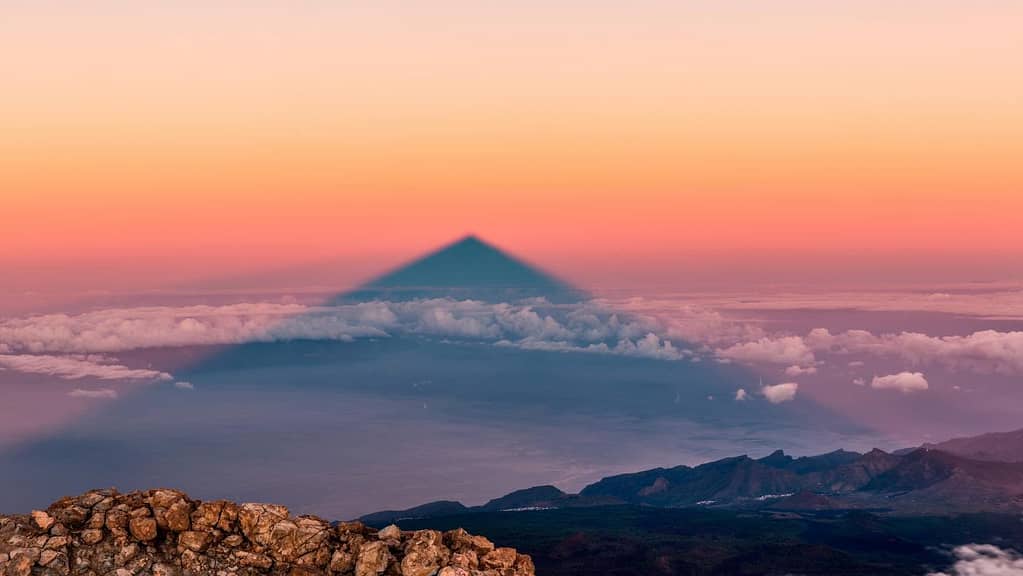Shadow of Teide volcano, Tenerife