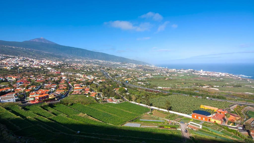 Mirador de La Corona in Tenerife, La Orotava valley